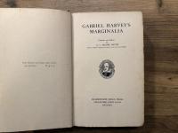GABRIEL HARVEY'S MARGINALIA   Collected and Edited by G. C. MOORE SMITH