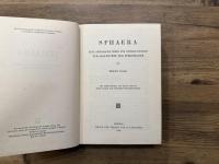 SPHAERA   NEUE GRIECHISCHE TEXTE UND UNTERSUCHUNGEN ZUR GESCHICHTE DER STERNBILDER   MIT EINEM BEITRAG VON KARL DYROFF SECHS TAFELN UND NEUNZEHN TEXTABBILDUNGEN