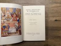 ALICE'S ADVENTURES IN WONDERLAND AND THROUGH THE LOOKING-GLASS AND WHAT ALICE FOUND THERE    WITH NINETY-TWO ILLUSTRATIONS BY JOHN TENNIEL  INCLUDING EIGHT IN COLOUR