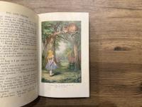 ALICE'S ADVENTURES IN WONDERLAND AND THROUGH THE LOOKING-GLASS AND WHAT ALICE FOUND THERE    WITH NINETY-TWO ILLUSTRATIONS BY JOHN TENNIEL  INCLUDING EIGHT IN COLOUR