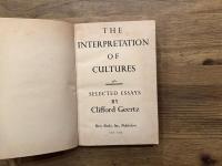 THE INTERPRETATION OF CULTURES   SELACTED ESSAYS