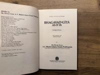 BHAGAVAD-GITA AS IT IS   Abridged Edition  with translations and elaborate purports by His Divine Grace A.C.Blaktivedanta Swami Prabhupada