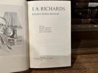 I. A. RICHARDS ESSAYS IN HIS HONOR     EDITED by REUBEN BROWER  HELEN VENDLER  JOHN HOLLANDER