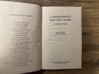 J. KRISHNAMURTI AND SANT KABIR   A Study in Depth