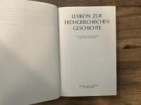 LEXIKON ZUR FRUHGRIECHISCHEN GESCHICHTE