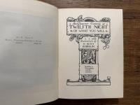 Shakespeare's Comedy of TWELFTH NIGHT OR WHAT YOU WILL   with illustrations by W. HEATH ROBINSON