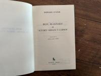 BREVE DICCIONARIO DE AUTORES GRIEGOS Y LATINOS      VERSION ESPANOLA DE MANUEL ALBELLA MARTIN