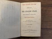 THEIR MAJESTIES SERVANTS    ANNALS OF THE ENGLISH STAGE, FROM THOMAS BETTERTON TO EDMUND KEAN.   Actors-Authors-Audiences.