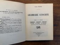 GRAMMAIRE SANSCRITE  TOMES I ET II REUNIS   PHONETIQUE  COMPOSITION  DERIVATION  LE NOM  LE VERBE  LA PHRASE    DEUXIEME EDITION REVUE, CORRIGEE ET AUGMENTEE