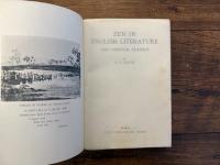 ZEN IN ENGLISH LITERATURE AND ORIENTAL CLASSICS