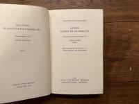 KLEINE SERBISCHE GRAMMATIK   ubersetzt und mit einer Vorrede von JACOB GRIMM (1824)   Neu herausgegeben und eingeleitet von Miljan Mojasevic und Peter Rehder