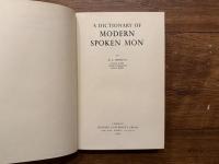 A DICTIONARY OF MODERN SPOKEN MON