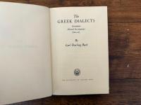 The GREEK DIALECTS  Grammar  Selected Inscription  Glossary