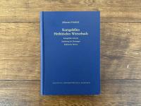 Kurzgefasstes Hethitisches Worterbuch   KURZGEFASSTE KRITISCHE SAMMLUNG DER DEUTUNGEN HETHITISCHER WORTER    Unveranderter Nachdruck der Ausgabe 1952-1966