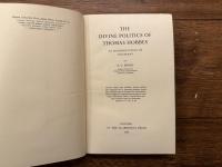 THE DIVINE POLITICS OF THOMAS HOBBES   AN INTERPRETATION OF LEVIATHAN