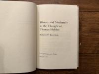 History and Modernity in the Thought of Thomas Hobbes
