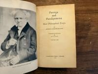 Parerga and Paralipomena    Short Philosophical Essays    Translated from the German by E. F. J. Payne