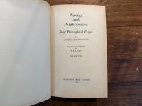 Parerga and Paralipomena    Short Philosophical Essays    Translated from the German by E. F. J. Payne