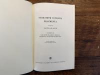 STOICORVM VETERVM FRAGMENTA     COLLEGIT  IOANNES AB ARNIM