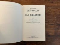 A CONCISE DICTIONARY OF OLD ICELANDIC
