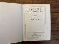 A COPTIC DICTIONARY