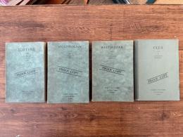 The Alexandria Quartet [ Justine, Balthazar, Mountolive, Clea ]  ALL PROOF COPY