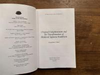 Originnal Enlightenment and the Transformation of Medieval Japanese Buddhism