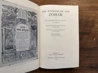 THE WISDOME OF THE ZOHAR    AN ANTHOLOGY OF TEXTS    Arranged by FISCHEL LACHOWER and ISAIAH TISHBY With extensive introductions and explanations by ISAIAH TISHBY   TRANSLATED FROM THE HEBREW BY DAVID GOLDSTEIN