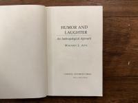 HUMOR AND LAUGHTER   An Anthropological Approach