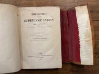 INTRODUCTION A L'HISTOIRE DU BUDDHISME INDEN      DEUXIEME EDITION   RIGOUREUSMENT CONFORME A L'EDITION ORIGINALE ET PRECEDEE D'UNE NOTICE DE M. BARTHELEMY SAINT-HILAIRE SUR LES TRAVAUX DE M. EUGENE BURNOUF