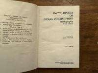 ENCYCLOPEDIA OF INDIAN PHILOSOPHIES  Bibliography (Third Edition) SECTION II