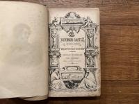 WINDSOR CASTLE.   An Historical Romance.   NEW EDITION  ILLUSTRATED BY GEORGE CRUIKSHANK AND TONY JOHANNOT  WITH DESIGNS ON WOOD, BY W. ALFRED DELAMOTTE