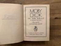 MOBY DICK OR THE WHALE    Illustrated by ROCKWELL KENT