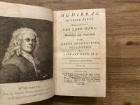 HUDIBRAS, IN THREE PARTS, Written in the Time of THE LATE WARS:  Corrected and Amended.  WITH LARGE ANNOTATIONS, AND A PREFACE, BY ZACHRY GREY,  Adorn'd with a new Set of Cuts.