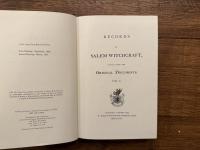 RECORDS OF SALEM WITCHCRAFT   Copied From the Original Documents   Two Volumes in One