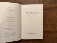 LE SEMINAIRE DE JACQUES LACAN   TEXTE ETABLI PAR JACQUES-ALAIN MILLER  LIVRE V  LES FORMATIONS DE L'INCONSCIENT  1957-1958