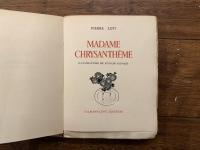 MADAME CHRYSANTHEME    ILLUSTRATIONS DE SYLVAIN SAUVAGE