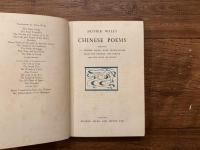 CHINESE POEMS  selected from 170 CHINESE POEMS, MORE TRANSLATIONS FROM THE CHINESE, THE TEMPLE AND THE BOOK OF SONGS