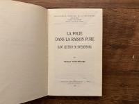 LA FOLIE DANS LA RAISON PURE   KANT LECTEURDE SWEDENBORG