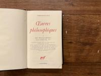 OEuvres philosophiques II  DES PROLEGOMENES AUX ECRITS DE 1791
