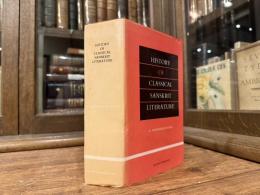 HISTORY OF Classical Sanskrit Literature   BEING AN ELABORATE ACCOUNT OF ALL BRANCHES OF CLASSICAL SANSKRIT LITERATURE WITH FULL EPIGRAPHICAL AND ARCHAEOLOGICAL NOTES AND REFFERENCES, AN INTRODUCTION DEALING WITH LANGUAGE, PHILOLOGY AND CHRONOLOGY AND INDEX OF AUTHORS & WORKS    Assisted by M. SRINIVASACHARIAR