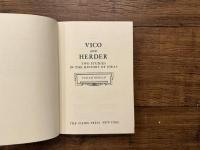 VICO AND HERDER   TWO STUDIES IN THE HISTORY OF IDEARS