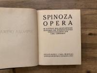 SPINOZA OPERA   IM AUFTRAG DER HEIDELBERGER AKADEMIE DER WISSENSCHAFTEN HERAUSGEGEBEN VON CARL GEBHARDT