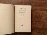 ESSAYS OF GEORGE ELIOT    EDITED BY Thomas Pinney