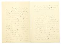 小泉八雲草稿　タイトル不明　小泉(八雲)家旧蔵　
Lafcadio Hearn's autograph draft (title unknown)