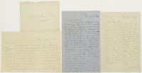W.Masonから　八雲 宛　書簡　3通および封筒(1枚)　小泉(八雲)家旧蔵　
Autograph letters, signed, from W.Mason to Lafcadio Hearn.
