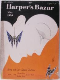 Harper's Bazaar  (アメリカ版) 1928年5月号 表紙:”Bijoux de Printemps”  (Erte画)