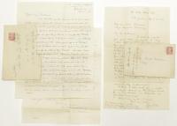 市河三喜関係自筆書簡および小泉一雄への書簡一括　田部(隆次)家旧蔵　
Collection of Japanese letters; Sanki Ichikawa, Ryuji Tanabe; Kazuo Koizumi, etc.