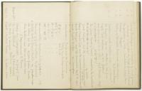 田部隆次蔵書増加自筆目録　昭和7年～昭和13年以降　 1冊　田部(隆次)家旧蔵　
Ryuji Tanabe's Library: Handwritten catalog 1932-1938.