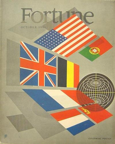 洋雑誌(アメリカ・経済誌) Fortune 1944年10月号 表紙:植民政策